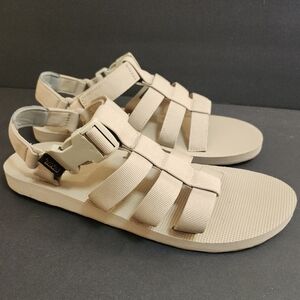 TEVA DORADO 1110640 TEXTILE FISHERMAN SANDAL SESAME OPEN TOE MEN SIZE 12 EU 45.5